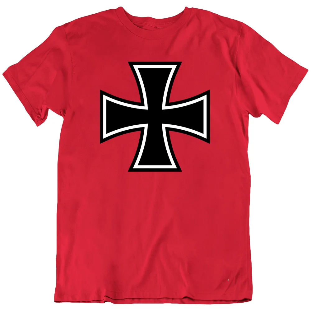 Iron Cross Vintage Biker Hot Rod Chopper Motorcycle Empire T Shirt Tee Gift New