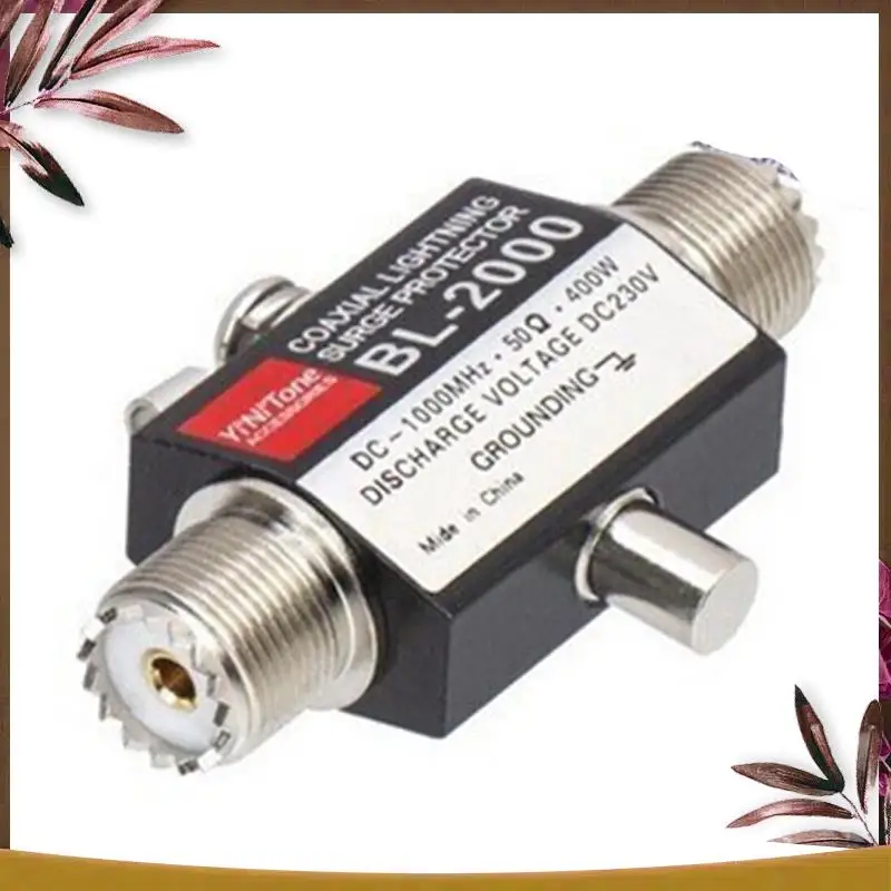 AB59-BL-2000 同軸避雷サージプロテクター PL259 メス - PL259 メス同軸避雷器 DC-1000Mhz