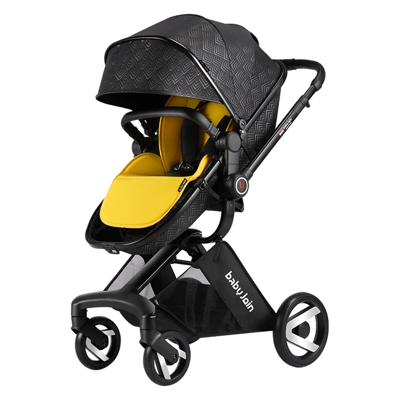 2024 Luxury Stroller Baby Pram Lightweight Foldable Compact Toddler Baby Strollers Carriage For Travel