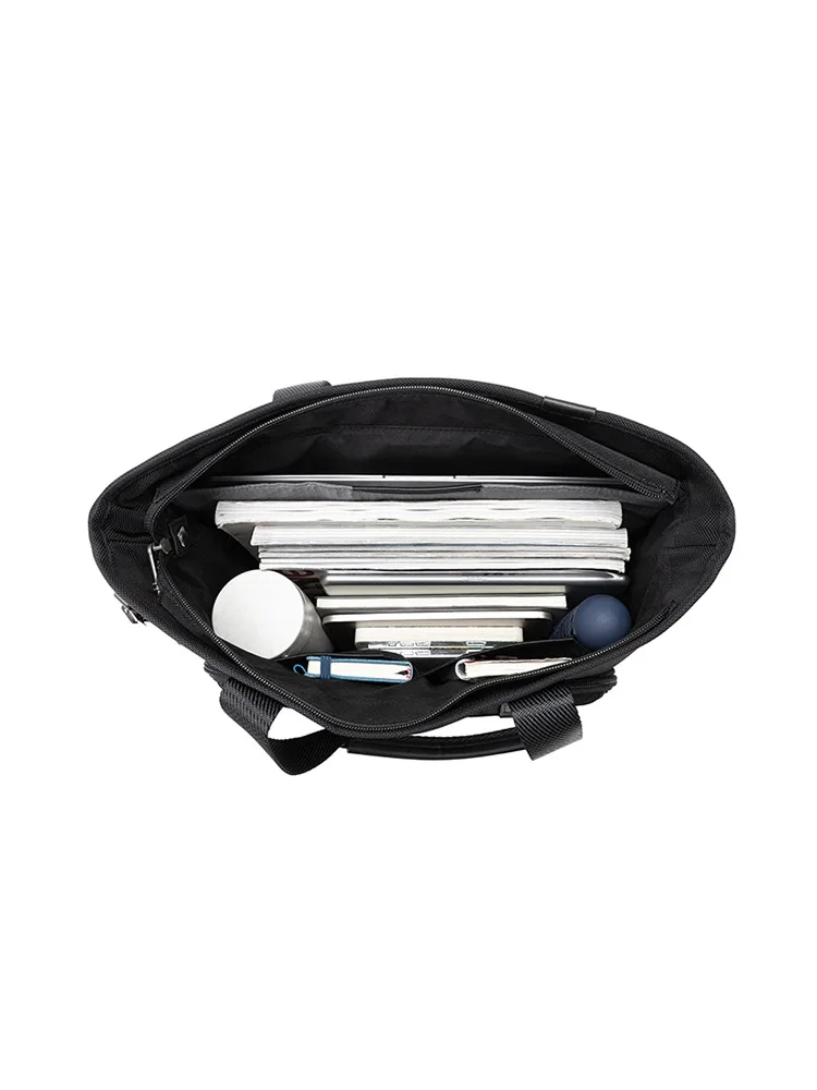 حقيبة يد وحقيبة ماسنجر من النايلون الباليستي للرجال، حقيبة يد ذات سعة كبيرة للعمل والتنقل، حقيبة كتف متينة. #4