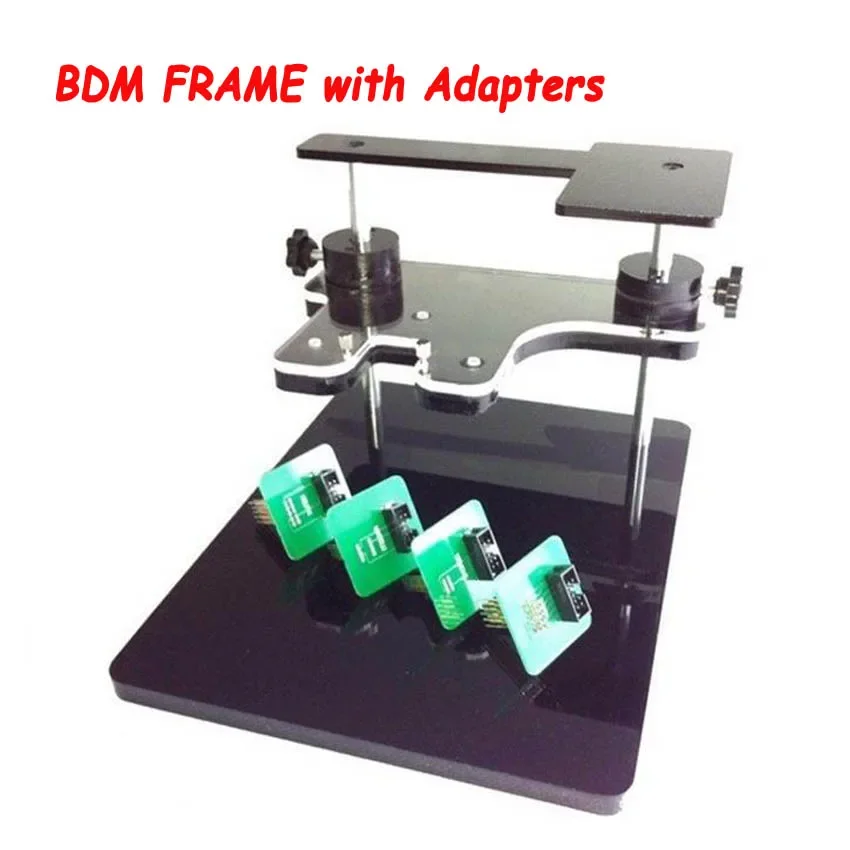 BDM FRAME with Adapters Set for KTAG ECU Programming Tool Auxiliary Bracket Acrylic Board Transparent and Visible Mesh Support