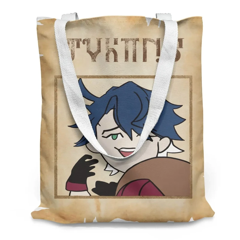 Honkai: Star Rail Dan Heng canvas tas kinderen tieners multifunctionele handtas met grote capaciteit crossbody schouder schooltas