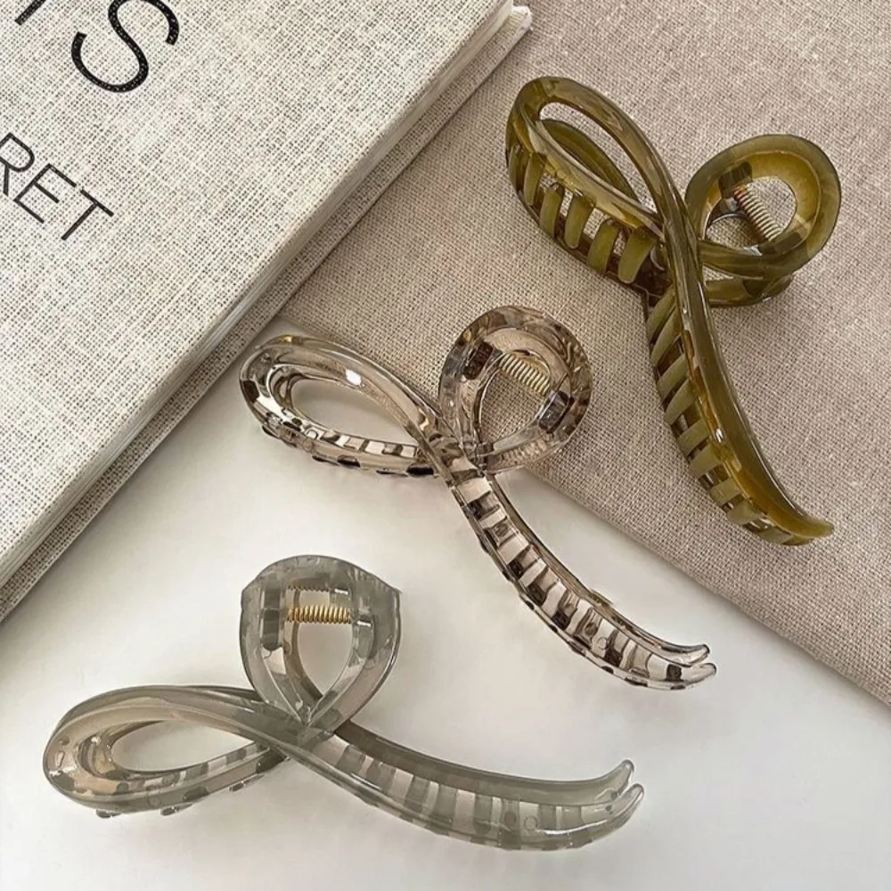 أنيقة هلام اللون القوس مشبك شعر للنساء الفتيات الحلو زخرفة عودة عقال مقاطع الشعر دبوس الشعر موضة إكسسوارات الشعر