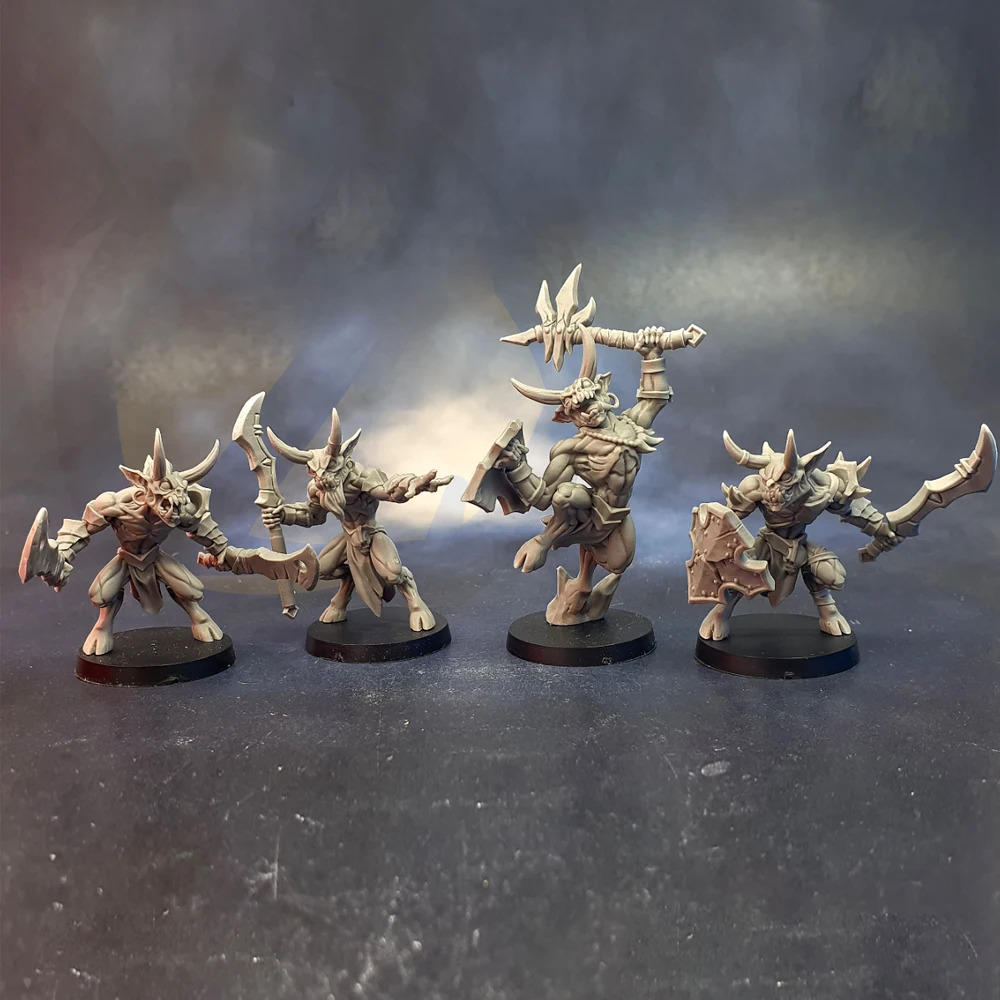 Resin Model figure, GK, Demonic Imps, 4 figure, Fantasy theme, Unassembled and unpainted kit