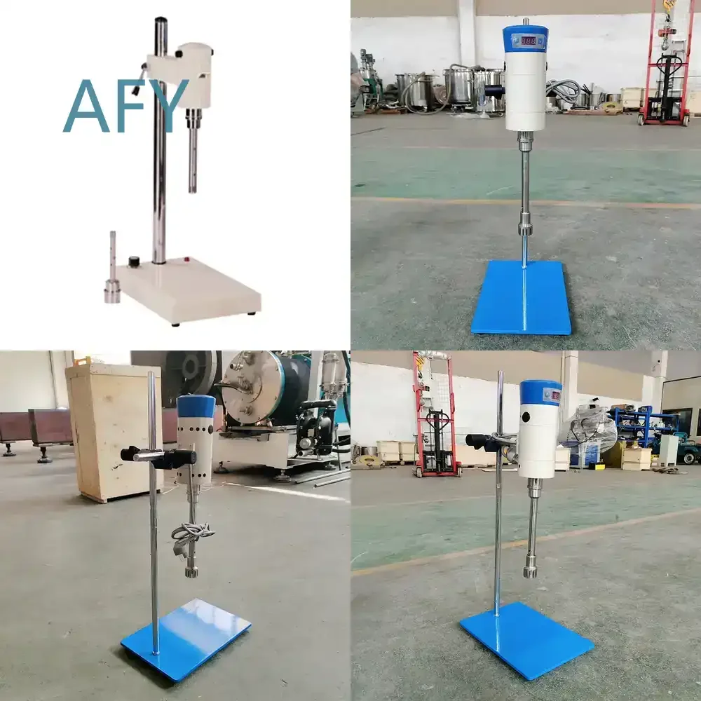 200W High Speed Dispersion Homogenizer for Laboratory Emulsifier for Paint Cosmetics Suspension Homogenizer for Small Scale