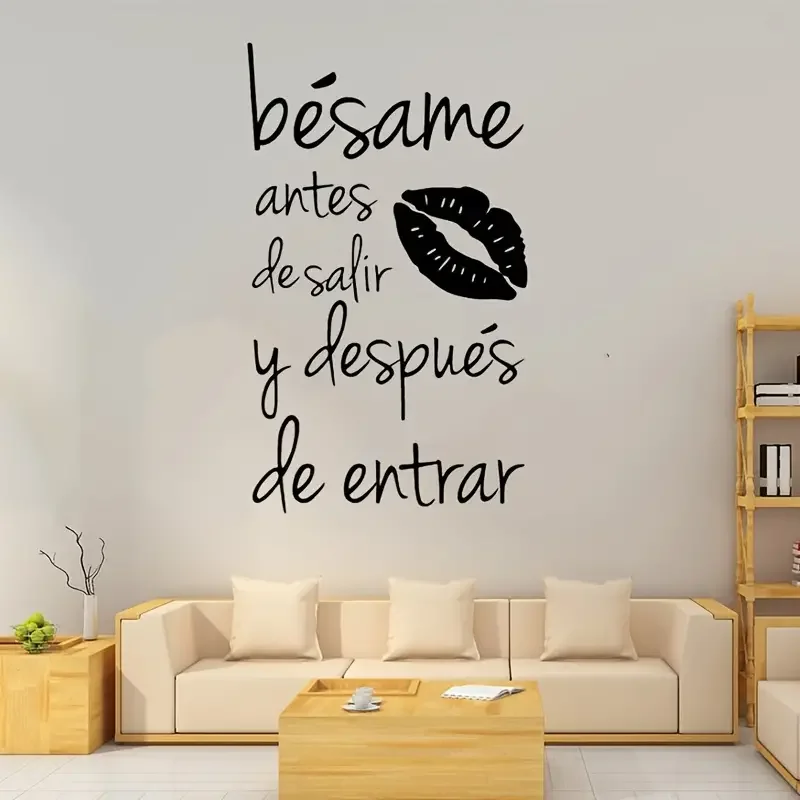 Виниловые наклейки на стену, 1 шт., настольные наклейки с выходом на выход, любовь для гостиной в спальне