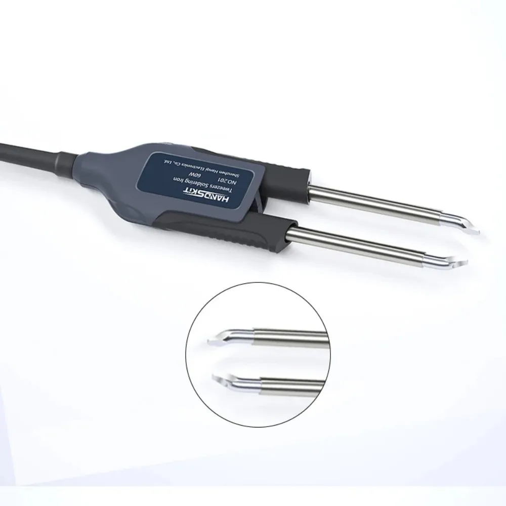 T12 Soldering Tweezer Handle – Dual-Channel Temperature Control SMD Welding Handle Professional Electronic Repair Welding Tool view 4