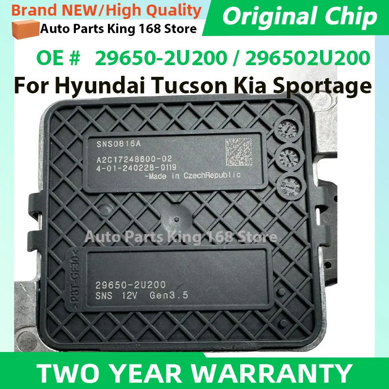 

29650-2U200 SNS0817B Nitrogen Oxygen NOx Sensor 296502U200 29640-2FRD0 For Hyundai Tucson 2018- Kia Sportage