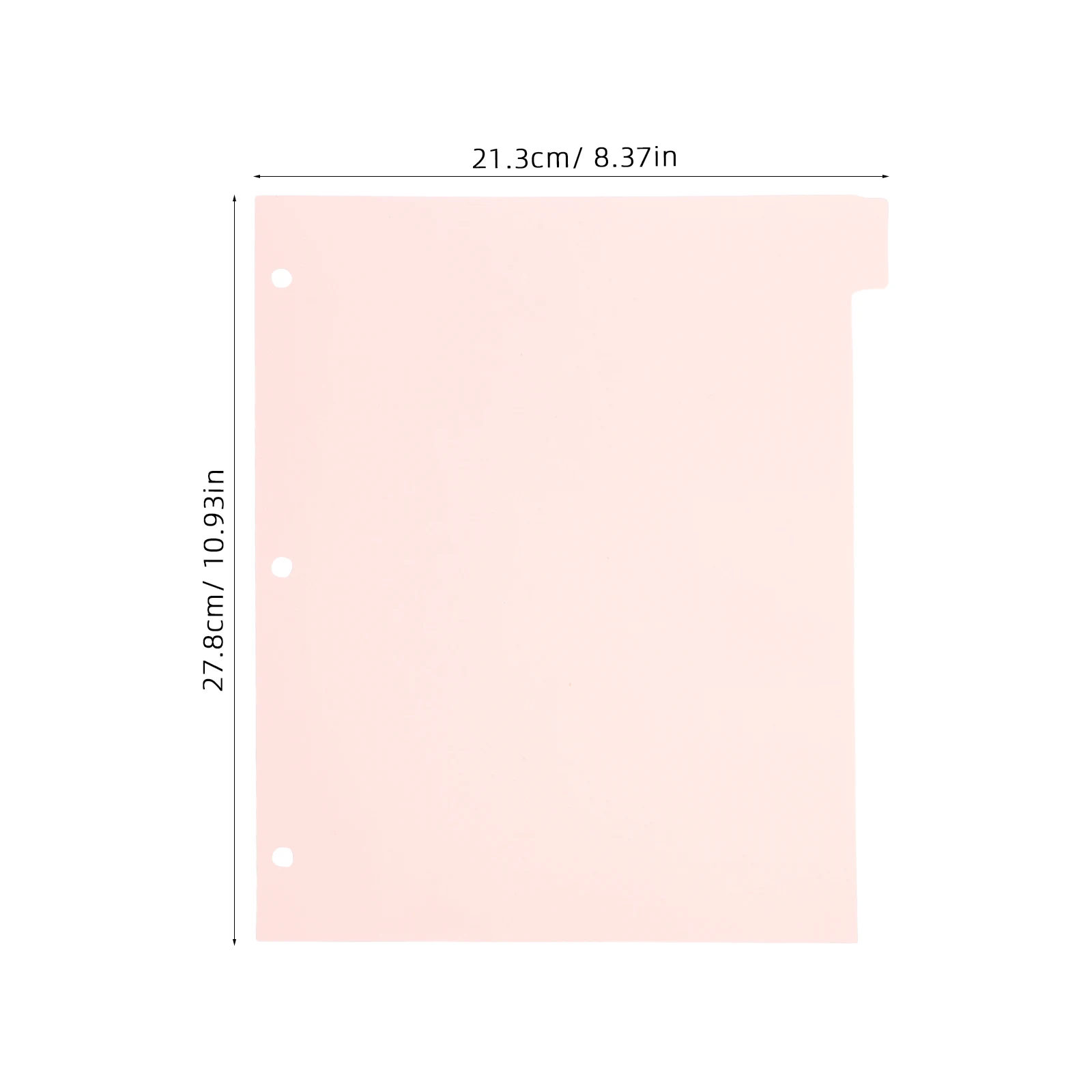 Trennwände, Premium-Kunststoffseite für 3-Ringbuch-Organizer, Büro, Schule, Notizbuch, Zubehör, A4-Tabs, Papierschutz, Index