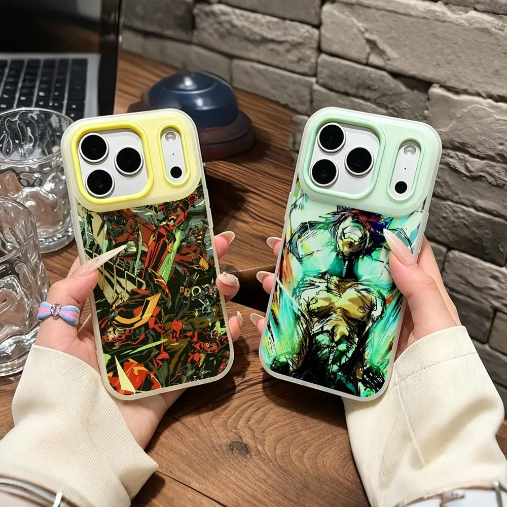 

Anime G-Gurren L-Lagann Phone Case Dual-Layer Shockproof Phone Case Soft TPU Inner PC Back For iPhone 14‑17