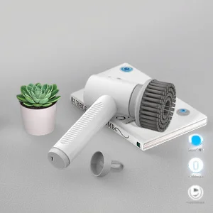 

Electric Cleaning Brush Handheld Cordless Scrubber Multi Functional Rechargeable Cleaner For Kitchen Bathroom Pot Dish Sink Use
