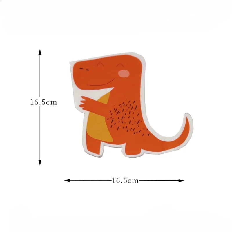 20 pz/pacco 2-Ply Bambini Cartoon Dinosauro Modello A Forma di Tovagliolo di Carta Festa di Compleanno Tovagliolo Colorato Farfalla Bart Carta