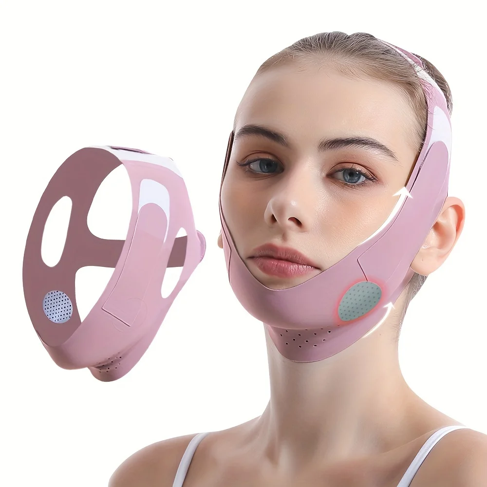 Luxurious Graphene Face Lifting Strap - Instant Firming & Chin Reducer - Ergonomic V-Shaped Design for Daily  Use - Premium Faci