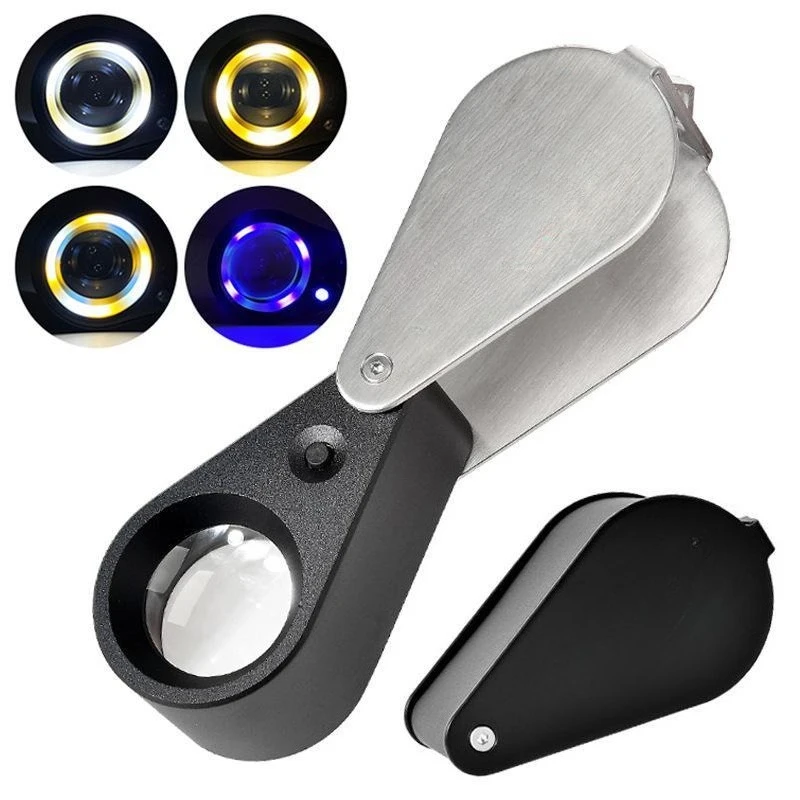 

Charging 30 times magnifying glass jewelry jade appraisal purple clay pot appraisal