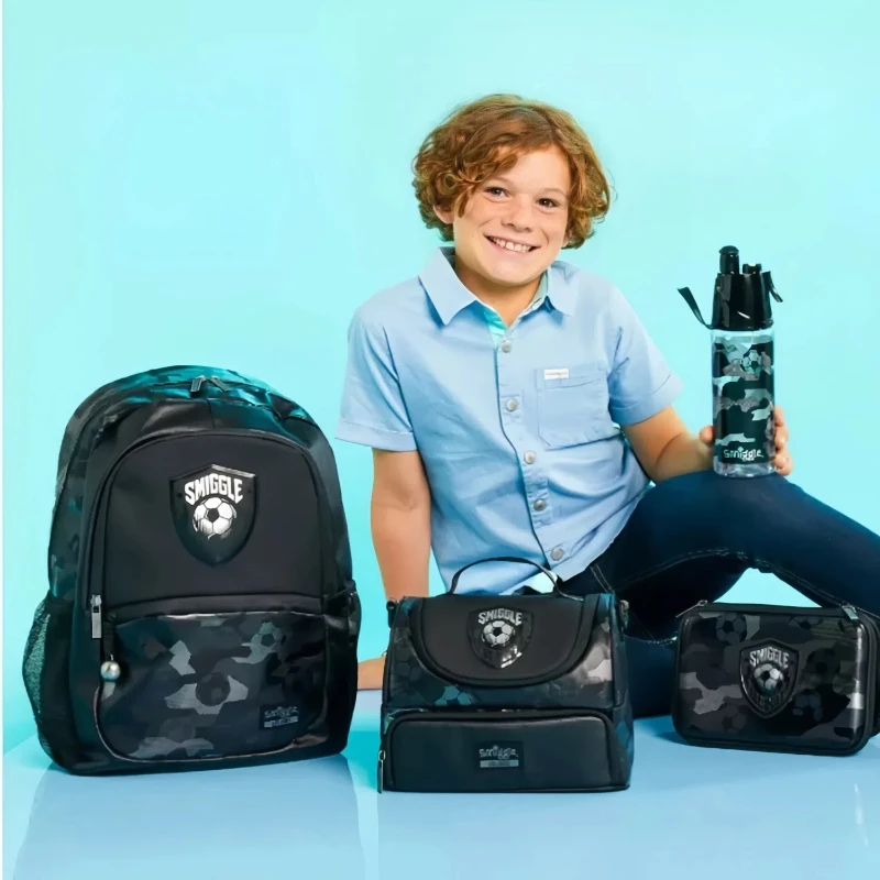 

New Australia Smiggle Children Study Stationery Student School Bag Lunch Bag Pencil Box Water Cup Anime Backpack Gift