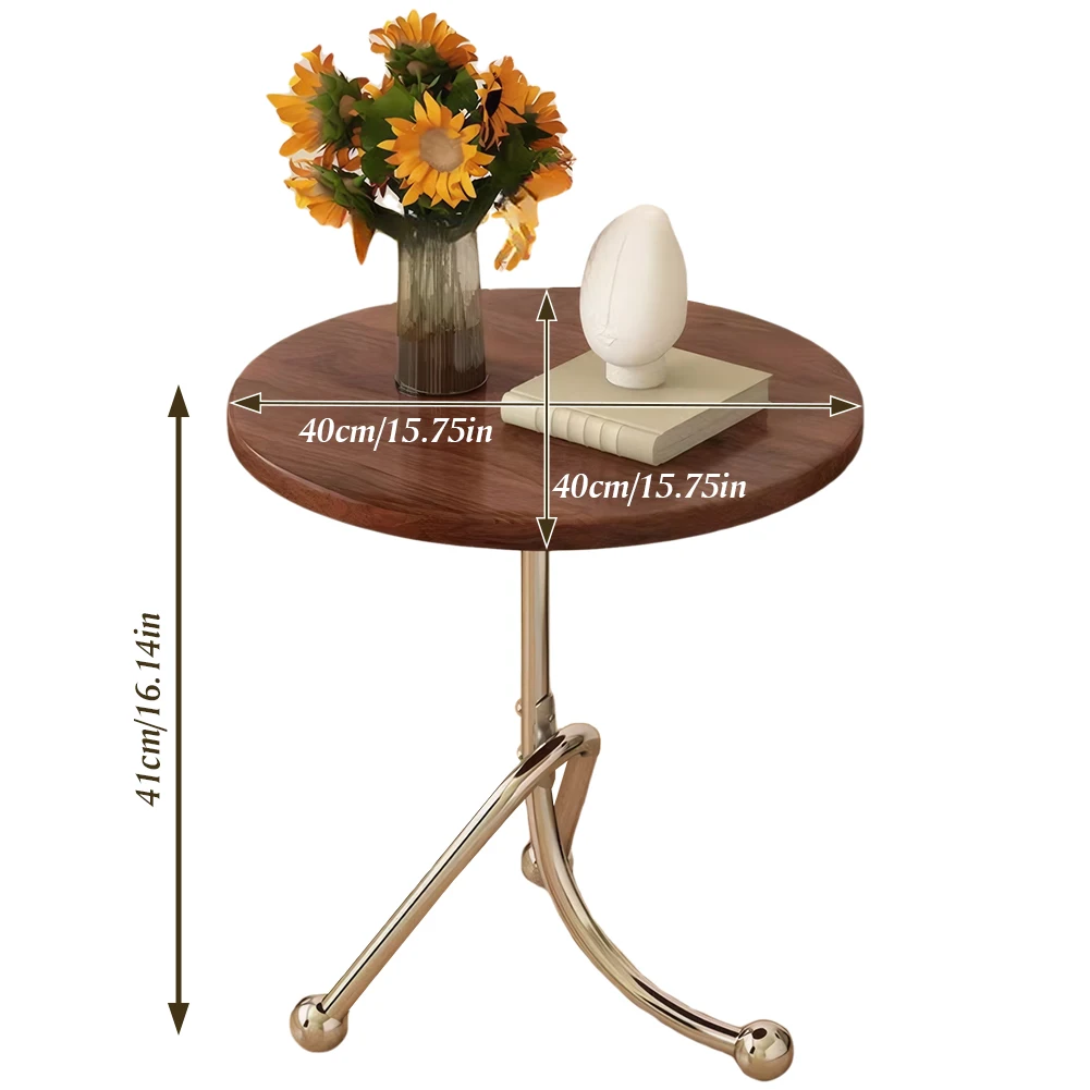 

15.75 X16.14 Inches Small Round Side Table Coffee Table Nightstand for Living Room Bedroom Office Small Space