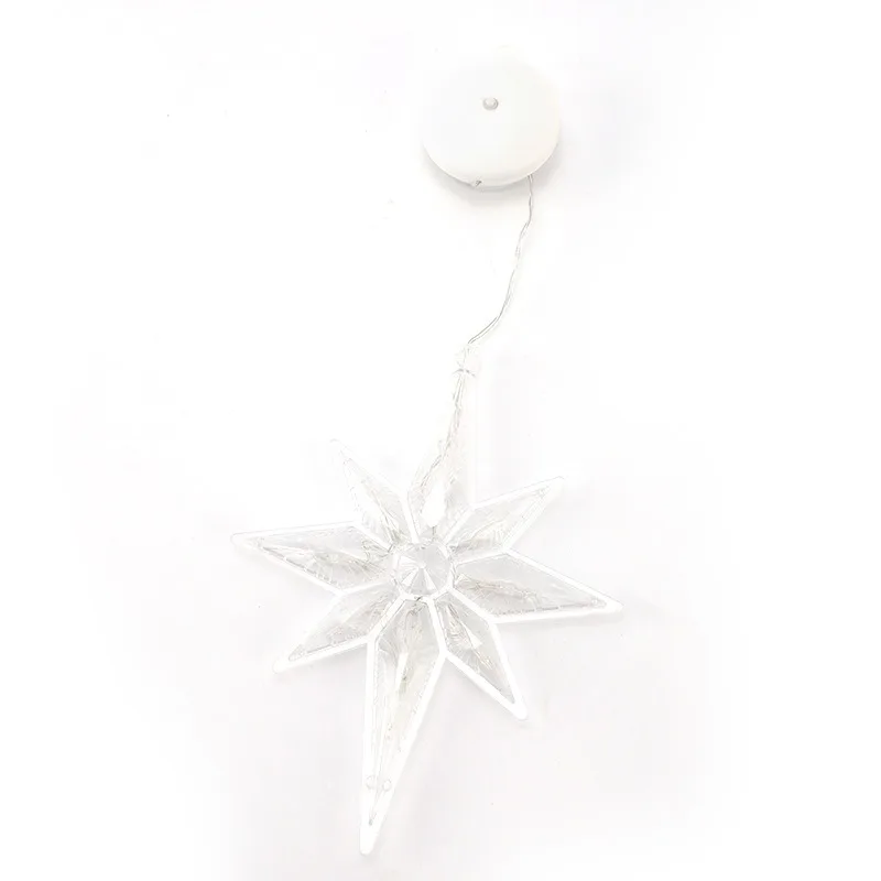 أضواء سلسلة عيد الميلاد مع أجراس الأيائل - أضواء شفط تعمل بالبطارية لستارة الغرفة ونافذة المتجر وديكور الحفلات