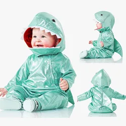 Infant Boys Girls Cosplay Animal Costume Hooded Romper Jumpsuit Clothes Halloween Christmas Cosplay Costume Newborn Girls Romper