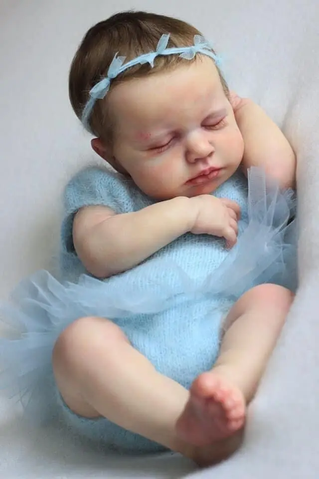 Reborn Baby Girl Boy Lifelike Already Painted Silicone Dolls LouLou 3D Skin Realistic Alive Newborn Figure Kids Toy Gift Child