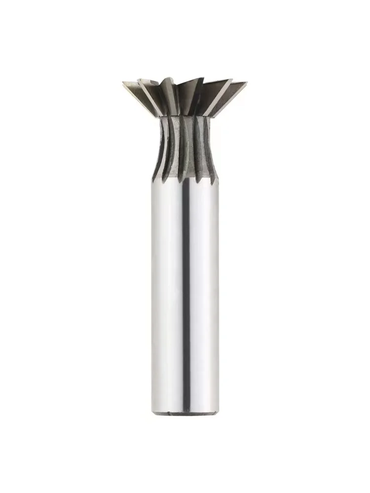 Imagem -06 - Fresadora Dovetail Cnc Router Bit Haste Reta Hss End Mill 45 55 60 Graus