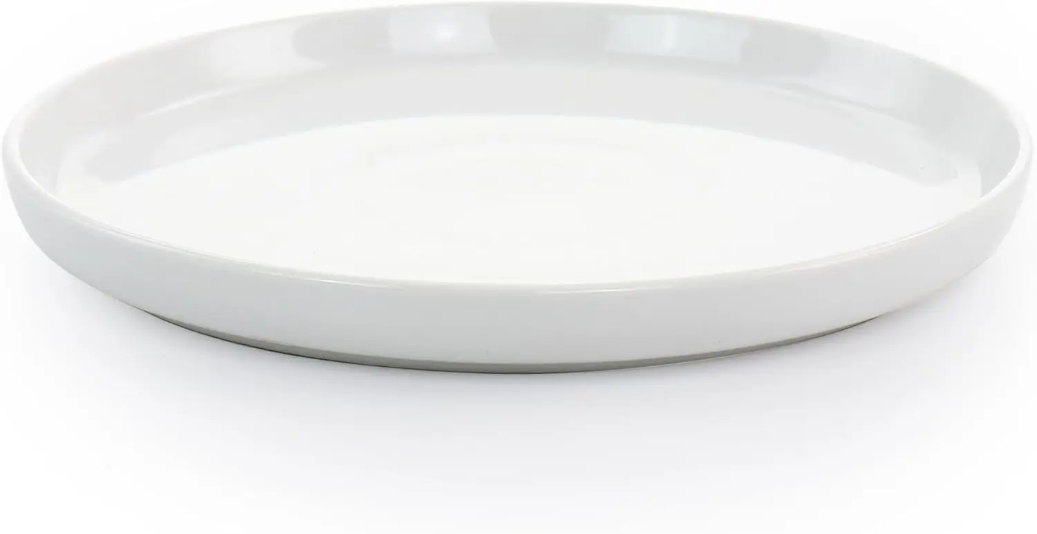 طقم أواني طعام سيراميك رفيعة مكون من 16 قطعة من وايت ديكو باللون الأبيض