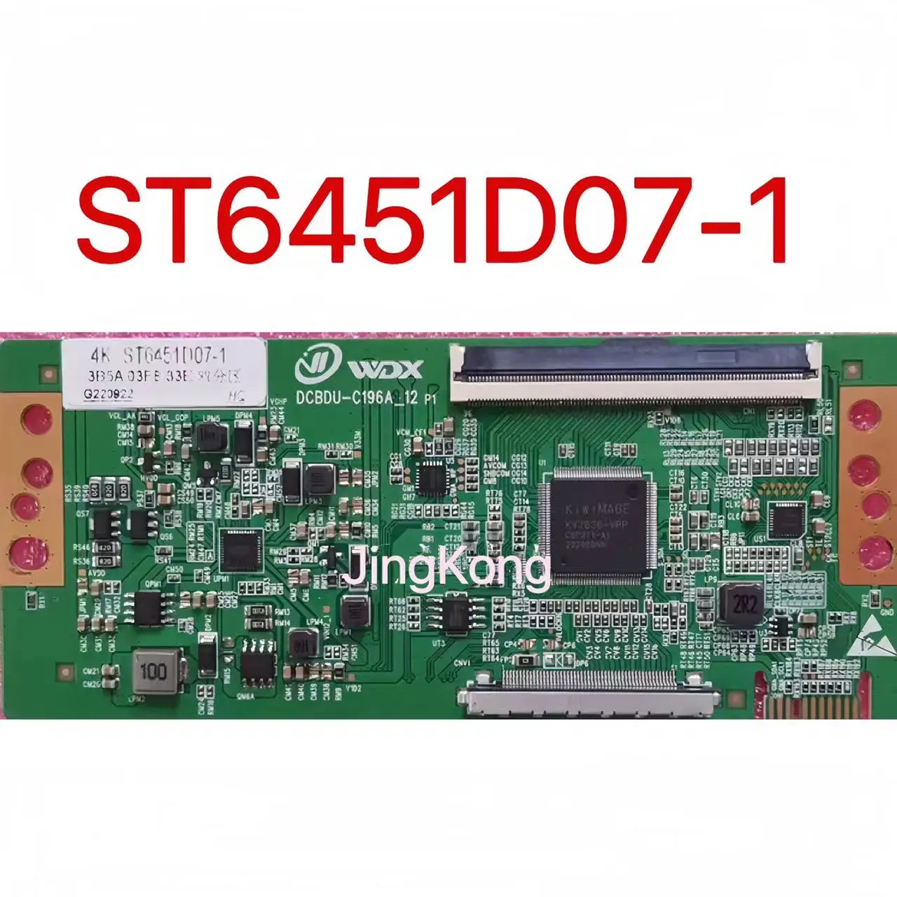 

Новая модернизированная ТВ-плата Huaxing Logic Tcon ST6451D07-1 2K 96PIN с одним интерфейсом