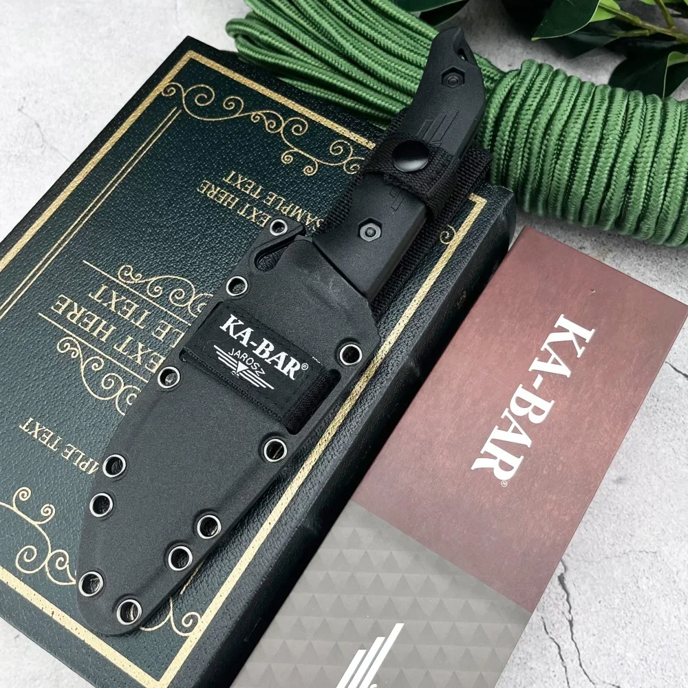 KB 7503 التكتيكية شفرة مثبتة سكين صلابة عالية 9Cr13Mov شفرة حادة EDC بقاء أداة القطع المشي لمسافات طويلة سكين إنقاذ مع غمد