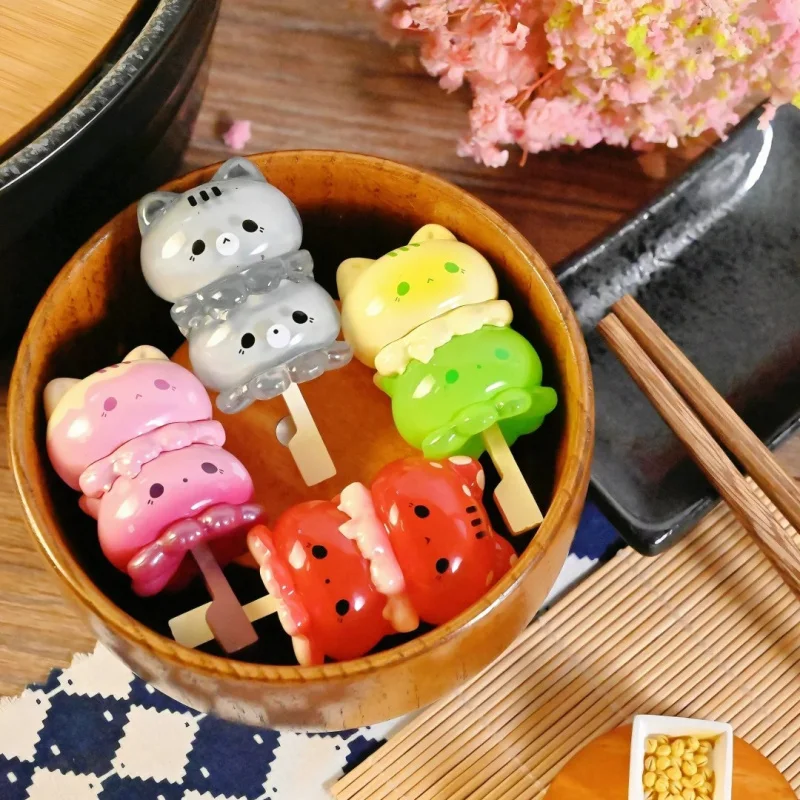 

STRAWBERRY MOUSSETA Octopus Meow Meow Kanto Cooking Series слепая коробка Mystery Box Caixa Caja куклы подарок аниме фигурку игрушки