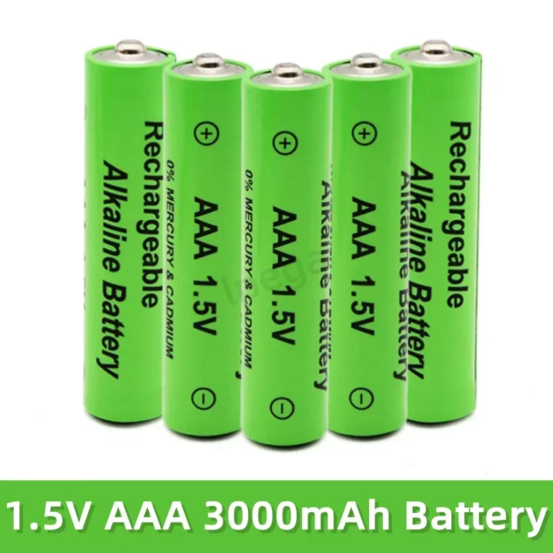 AAA Non Rechargeable AAA 1.5V 3000mAh Alkaline Battery lpega for Flashlight Toys Watch MP3 Player Radio Wholesale