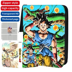 400/900pcs Dragon Ball Card Binder Book Folder Anime Trading Game Cards Storage Case Holder PU Zipper Cards Collection Album