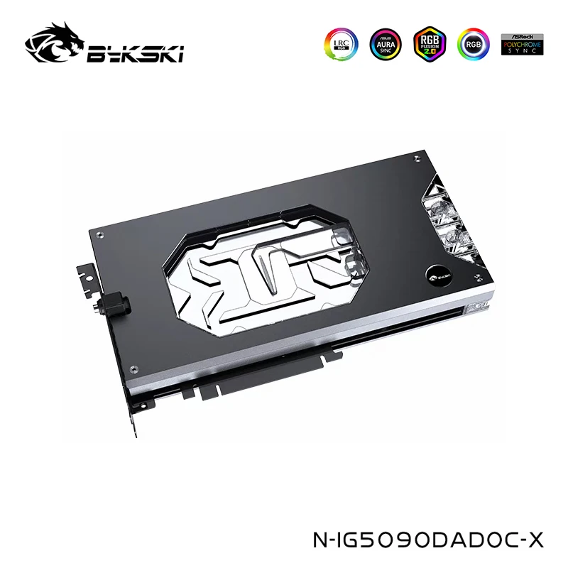 Bykski Water Block For Colorful iGame Geforce RTX 5090D Advanced 32GB Graphics Card Cooler With Backplate ,N-IG5090DADOC-X