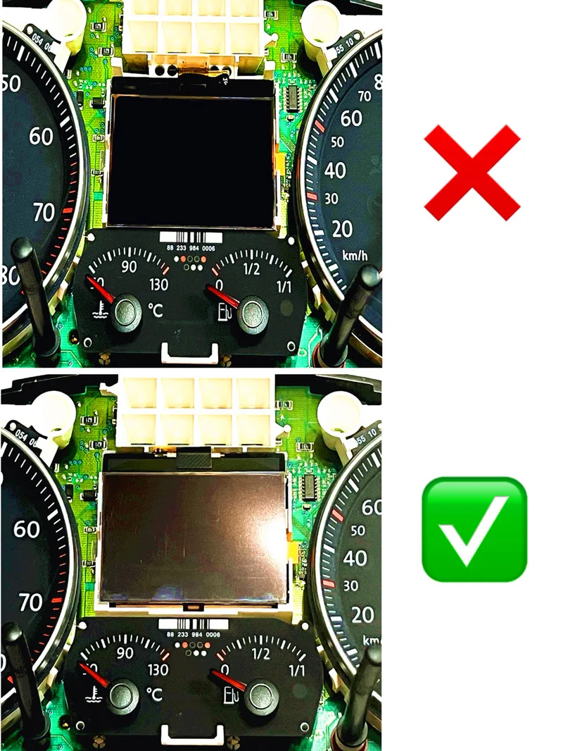 Armaturenbrett-LCD-Display 1TD920862 1K0920861M 92290206 für VW Golf V Touran Mk1 Passat B6 Jetta Mk5 Eos Scirocco Seat Skoda – Detail 2