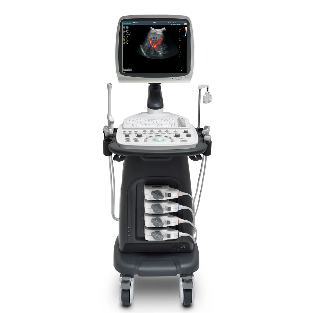 Hospital Full Digital 3D 4D Trolley Ultrasound Scanner Diagnostic System