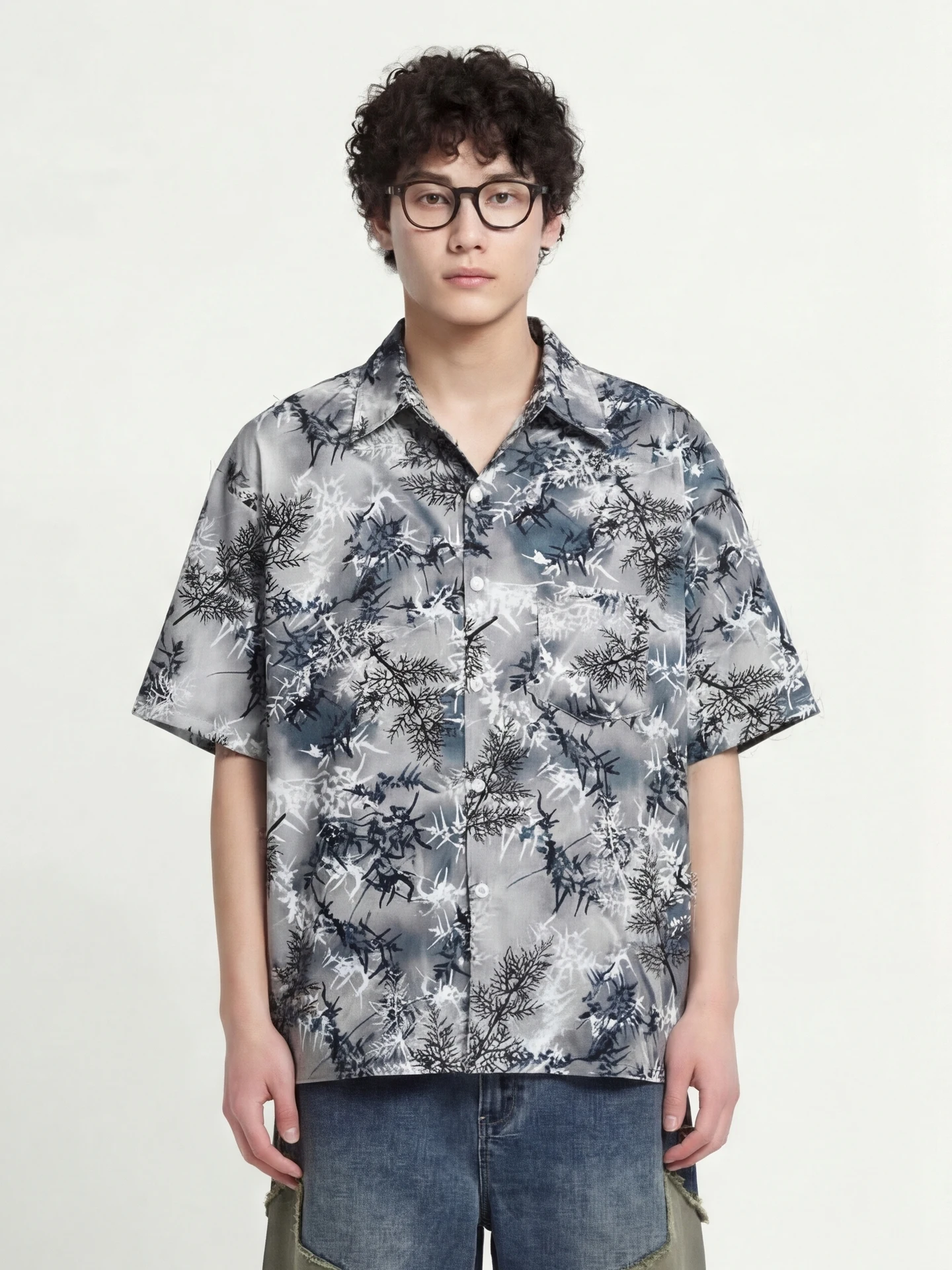 

New Design Retro Print Loose ort Sve irt for Men And Women Fre Sle from Spring Autumn Casual Faion