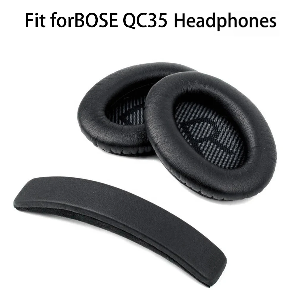 Replacement Ear Pads Earpads Headband For Bose QuietComfort QC 2 15 25 35 Headset Ear Cushion QC35 QC2  QC15 QC25 Accessory