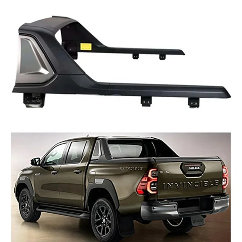 MAICTOP car accessories car roll bar for hilux 2021 revo rocco Anti overturning frame 2015-2021 black/white kun26 custom