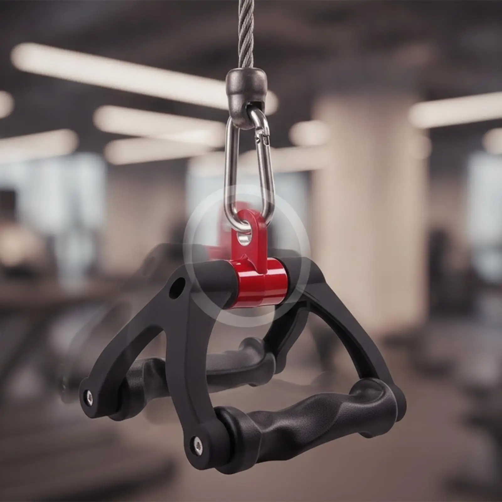 Poignée de poulie en V pour machine à câbles, accessoire de remise en forme pour la gym, l'aviron et la musculation