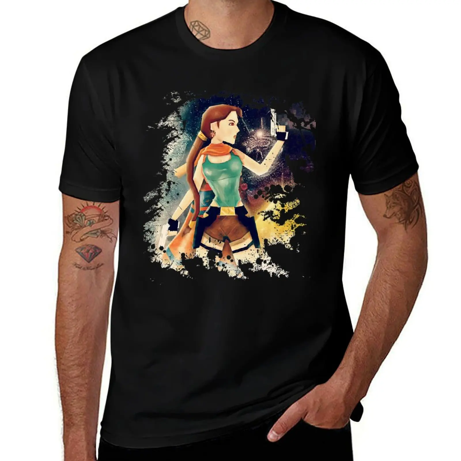 Футболка Last Revelation Lara Croft, Tomb Raider, долговечная повседневная футболка