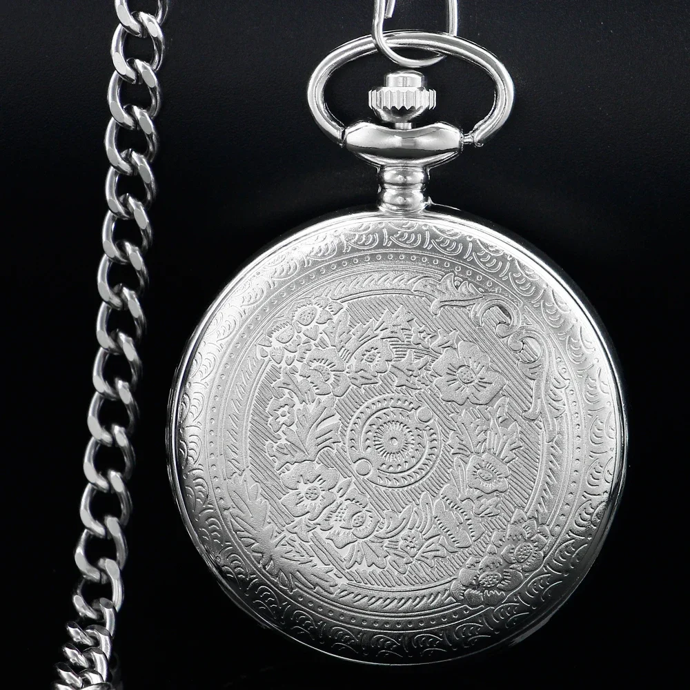 Fashion Quartz Pocket Watch Fashion Necklace Pendant Chain Jewelry Gift To my daughter