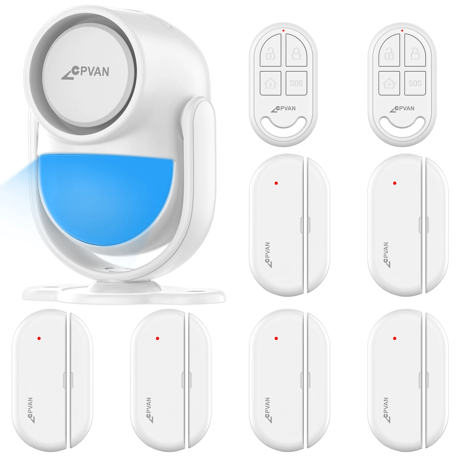 CPVAN Wireless WIFI Infrared Motion Sensor Detector Alarm Tuya Smart Home Alarm security  protection System House Burglar Alarm