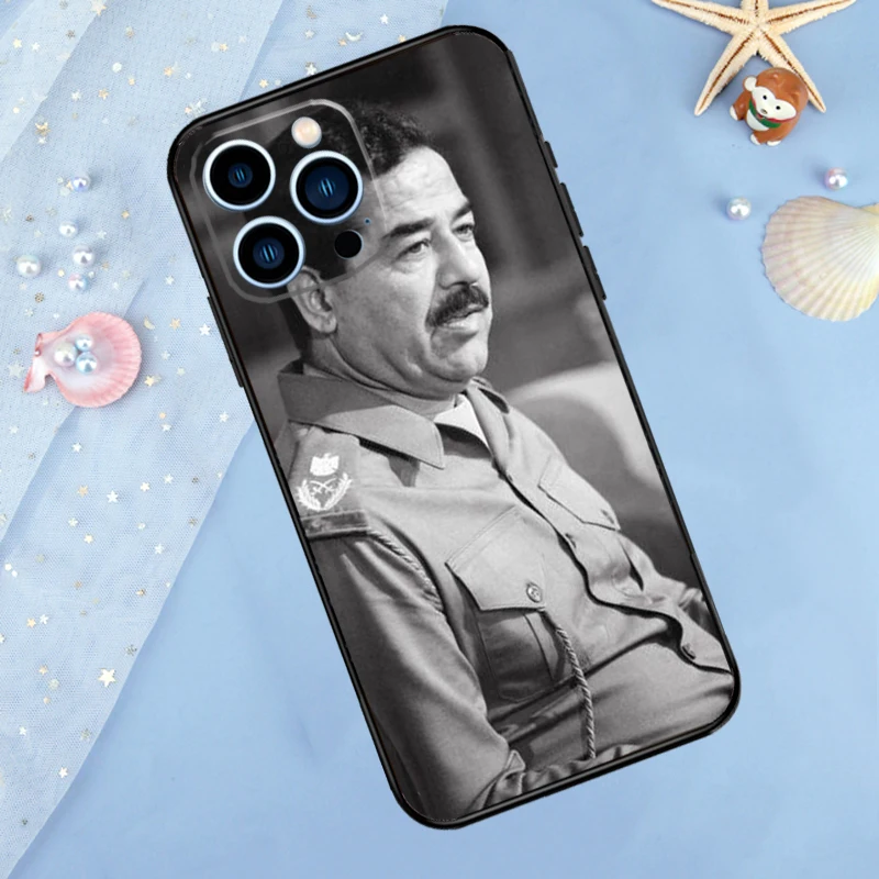 Saddam Hussein Iraq Phone Case For iPhone 14 13 12 11 15 16 Pro Max 7 8 Plus XR X XS Max 12 13 Mini Cover Case
