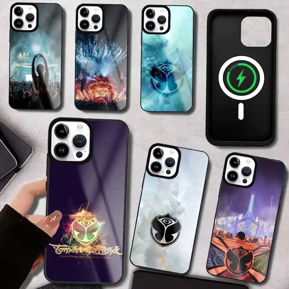 

Music Tomorrowland Electronic Phone Case For iPhone17,16,15,14,13,12,11 Plus,Pro Max, New Magnetic Wireless Charging
