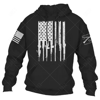 Vintage Basic Style Hoodie 3D-Druck USA Flagge Mode lässig Kurzarm Herbst Tops Unisex Sportswear Männer Kleidung y2k für Jungen