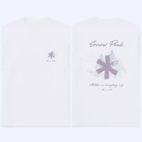 Embroidery Patch Lable Snow Peak T-shirt Japanese Men Women Quick Dry Short Sleeve Black Gray Apricot Loose T Shirt Print Tag
