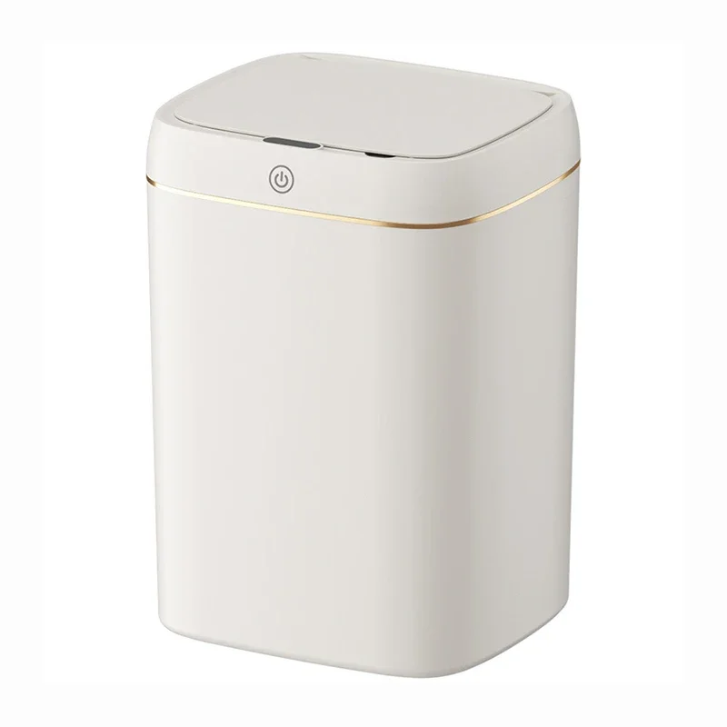 Gallon Dogproof Plastic Slim Trash Bin Smart Touchless Motion Sensor Trash Can Automatic Privacy Garbage Can with Lid