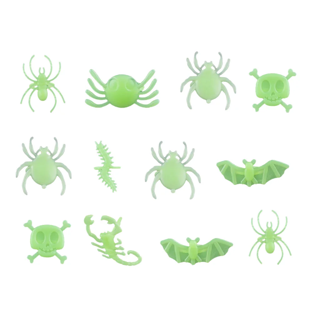 12 Pcs Halloween Spider Ring Jewelry 12pcs Joke Toy Halloweeen Decoration