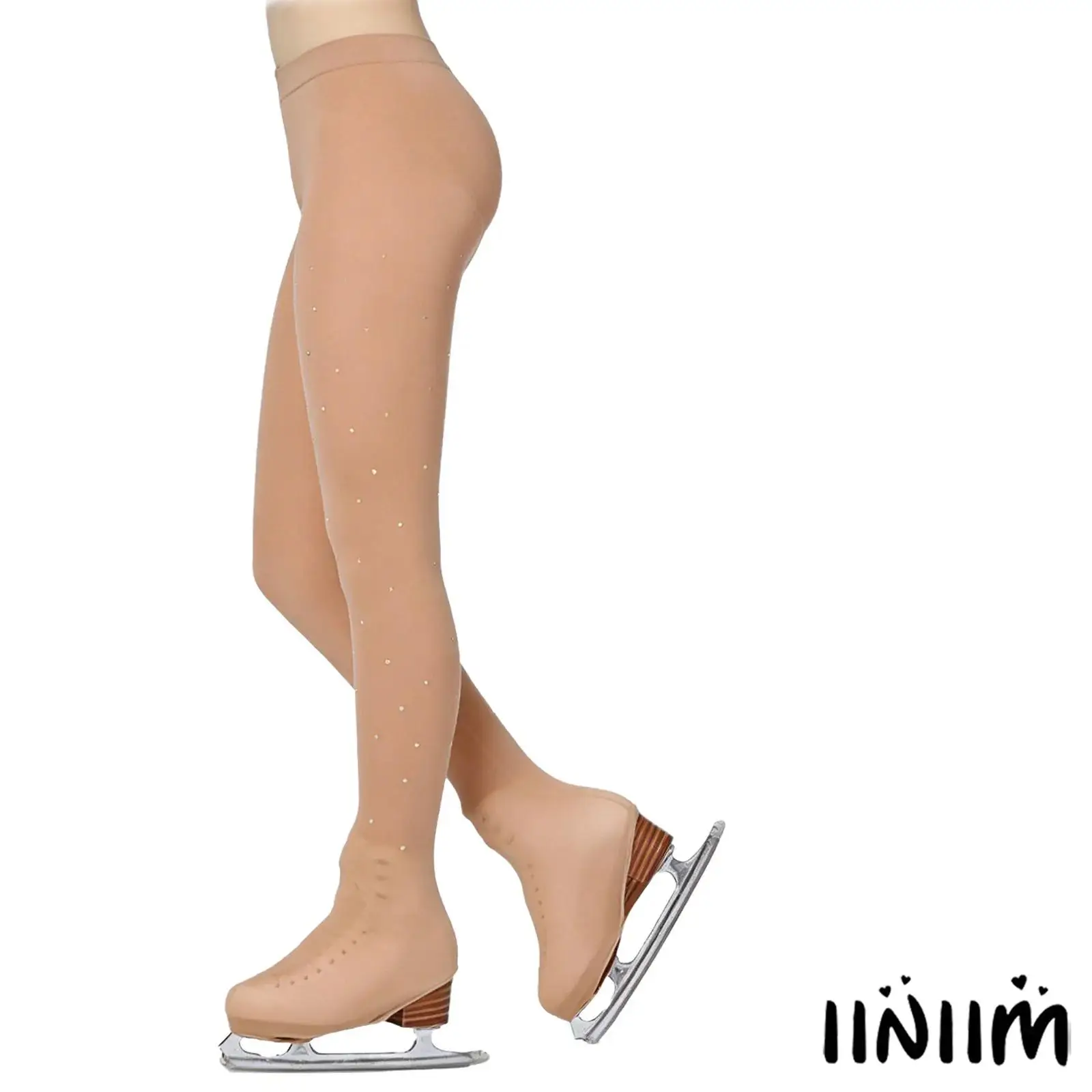 

Womens Gymnastics Dance Leggings High Waist Shiny Pantyhose Figure Skating Dance Pants Tights for Lyrical Dance Performances