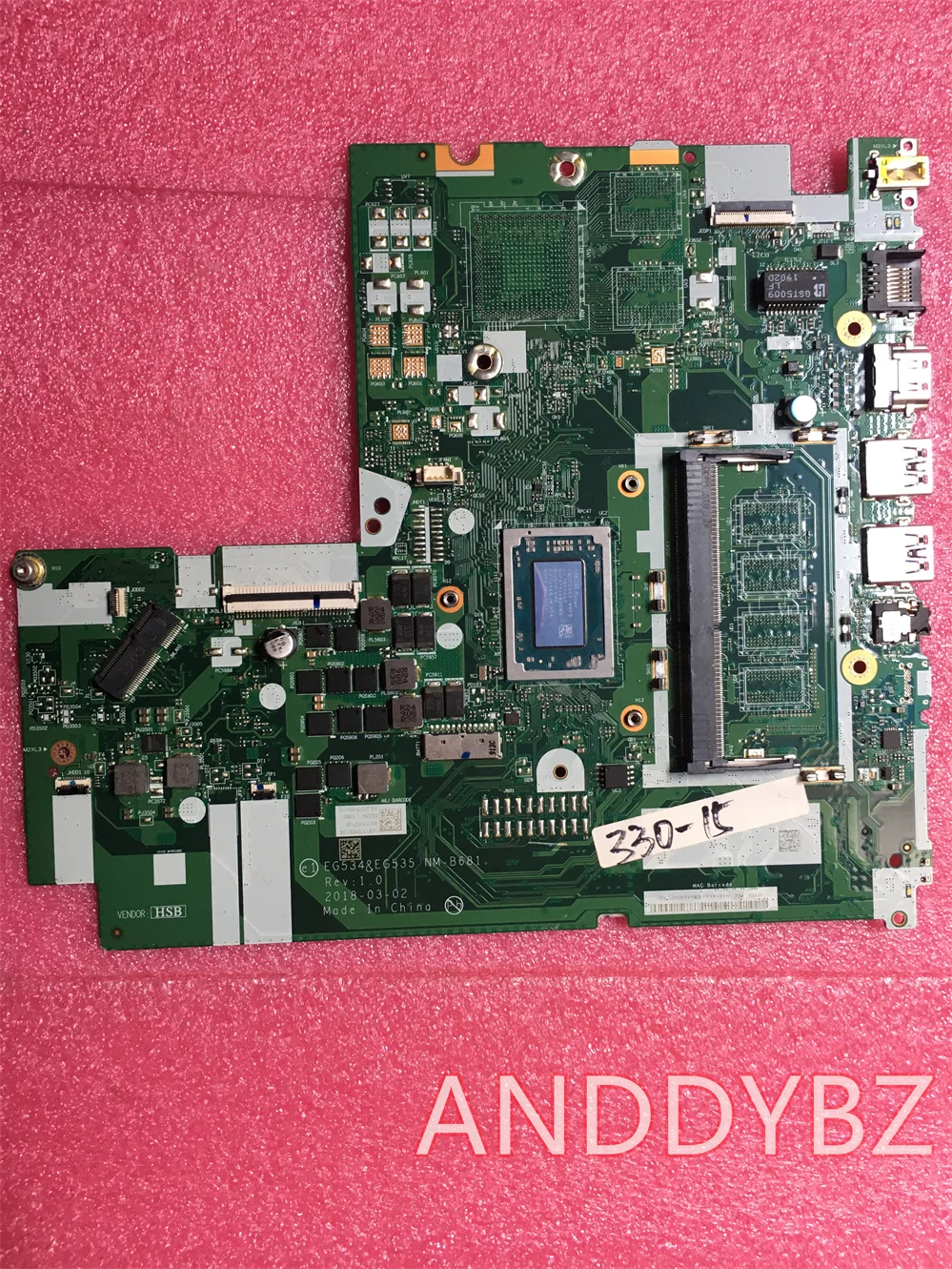 

Оригинальная материнская плата 5B20R34275 для ноутбука Lenovo Ideapad 330-15ARR с процессором R7-2700 NM-B681, тест в порядке