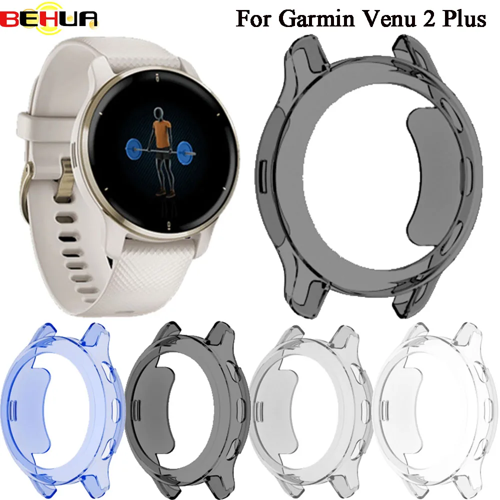 BEHUA Protector Full Case Cover For Garmin Venu 2 Plus 2S Venu2 Protective Shell Anti-scratch Shockproof Frame Bumper Smartwatch