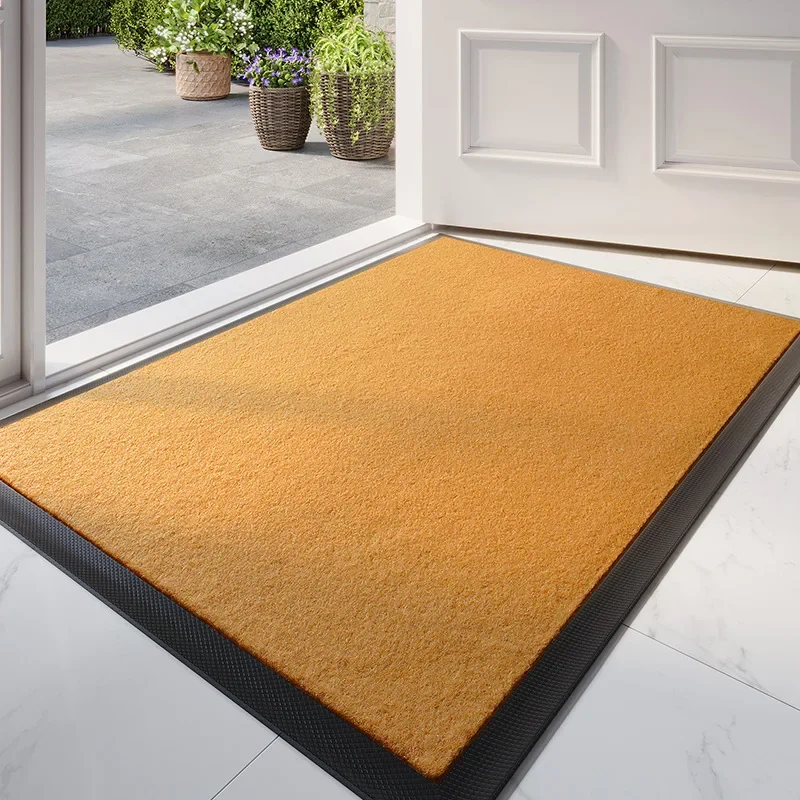 Coconut Fiber Floor Mat, Heavy Duty Door Rug, Scratch & Wear Resistant Dust Trapping Entrance Doormat with Non-Slip Backing